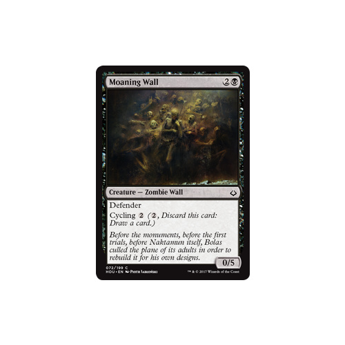 Moaning Wall FOIL - HOU