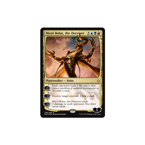 Nicol Bolas, the Deceiver FOIL - HOU