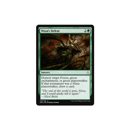 Nissa's Defeat FOIL - HOU