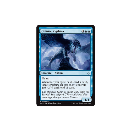 Ominous Sphinx FOIL - HOU