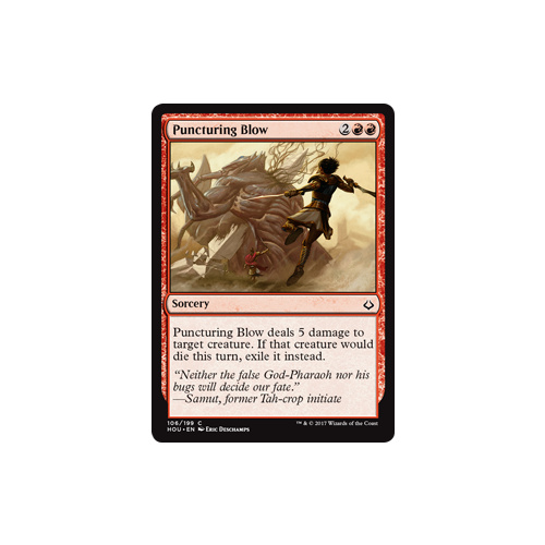 Puncturing Blow FOIL - HOU