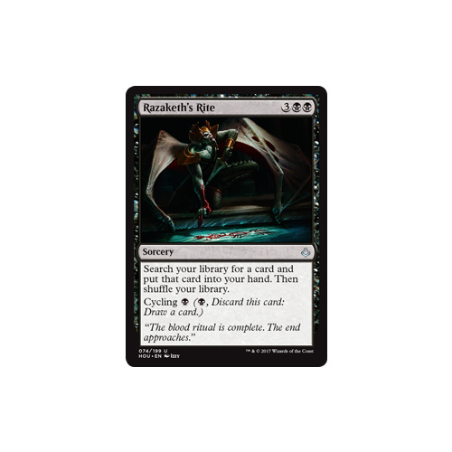 Razaketh's Rite FOIL - HOU
