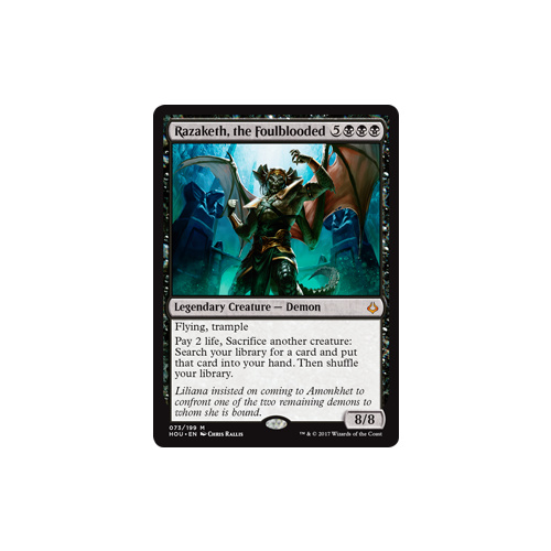 Razaketh, the Foulblooded FOIL - HOU