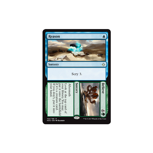 Reason // Believe FOIL - HOU