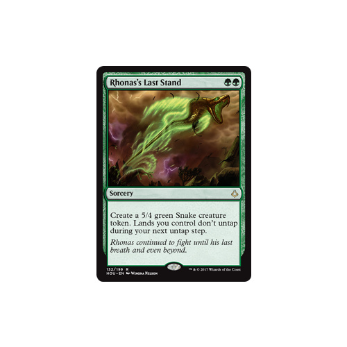 Rhonas's Last Stand FOIL - HOU