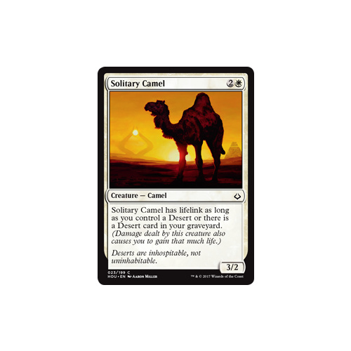 Solitary Camel FOIL - HOU