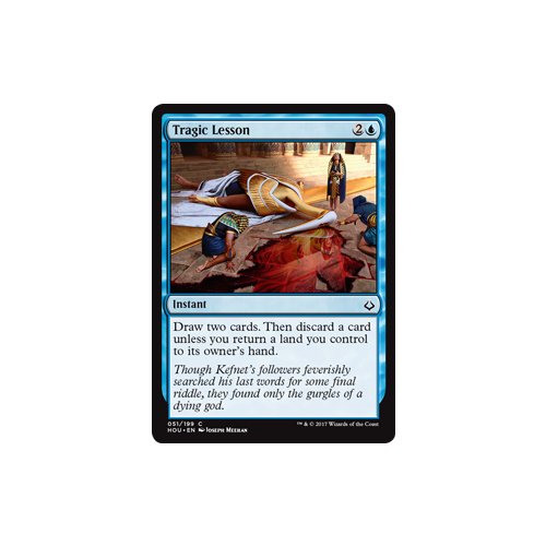 Tragic Lesson FOIL - HOU