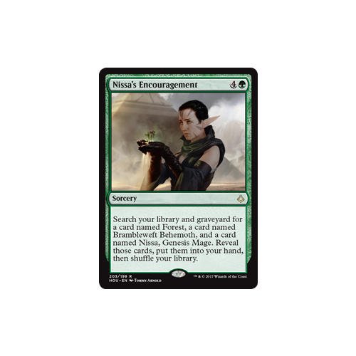 Nissa's Encouragement - HOU