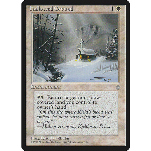 Hallowed Ground - ICE