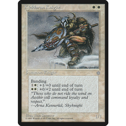 Kjeldoran Knight - ICE