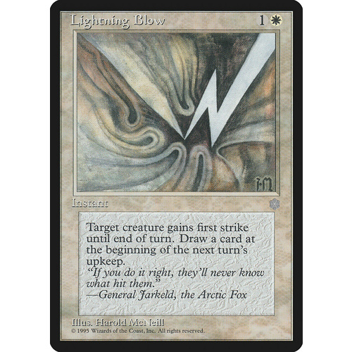 Lightning Blow - ICE