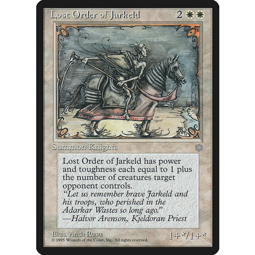 Lost Order of Jarkeld - ICE