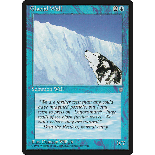 Glacial Wall - ICE