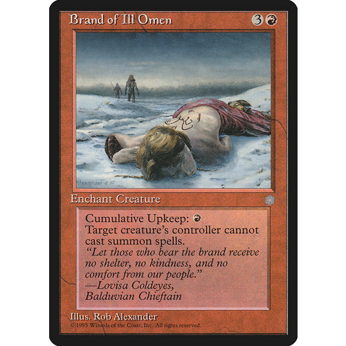 Brand of Ill Omen - ICE