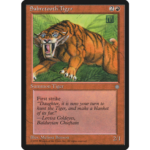 Sabretooth Tiger - ICE