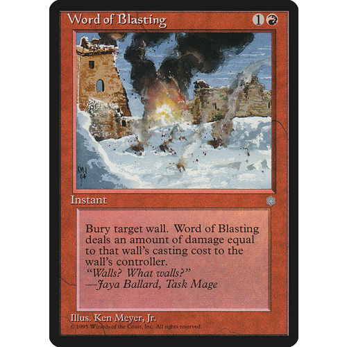 Word of Blasting - ICE