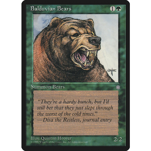 Balduvian Bears - ICE