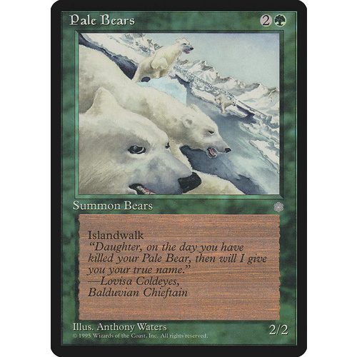 Pale Bears - ICE