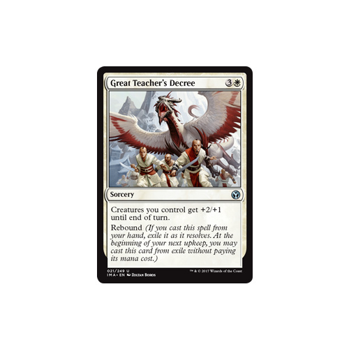 Great Teacher's Decree FOIL - IMA