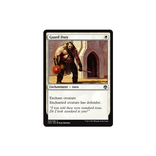 Guard Duty FOIL - IMA