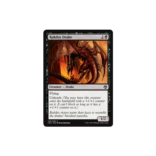 Rakdos Drake FOIL - IMA