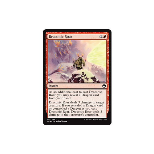 Draconic Roar FOIL - IMA