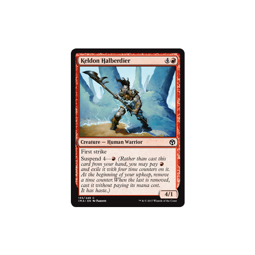 Keldon Halberdier FOIL - IMA