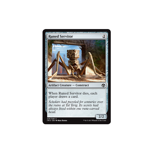 Runed Servitor FOIL - IMA