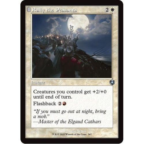 Rally the Peasants (Retro Frame) - INR