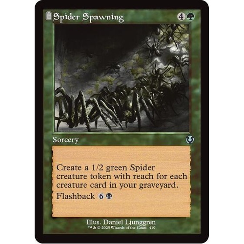 Spider Spawning (Retro Frame) - INR