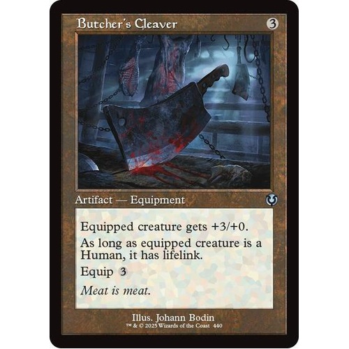 Butcher's Cleaver (Retro Frame) - INR