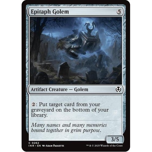 Epitaph Golem FOIL - INR