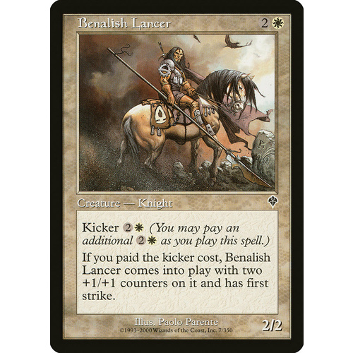 Benalish Lancer - INV
