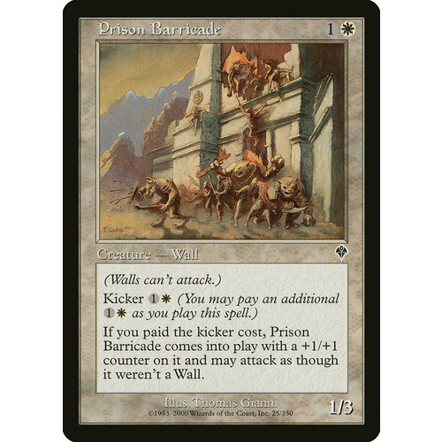 Prison Barricade - INV