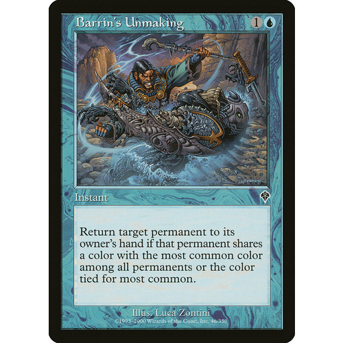 Barrin's Unmaking - INV
