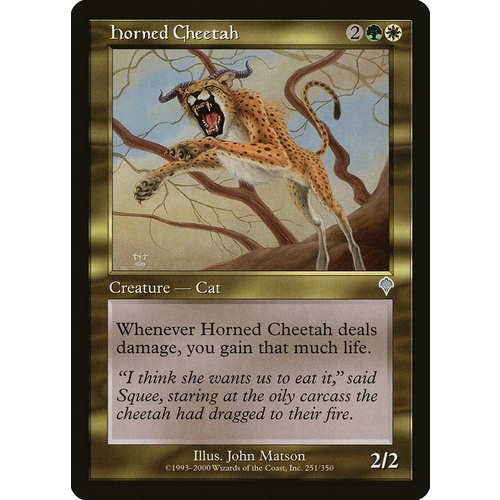 Horned Cheetah - INV