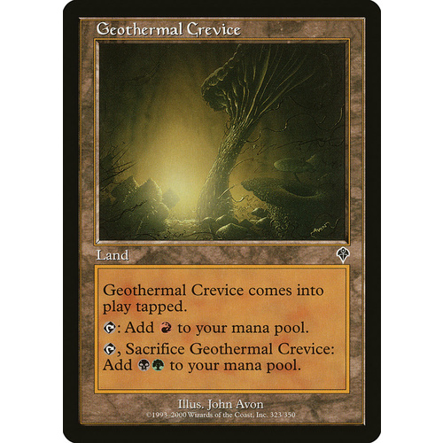 Geothermal Crevice - INV