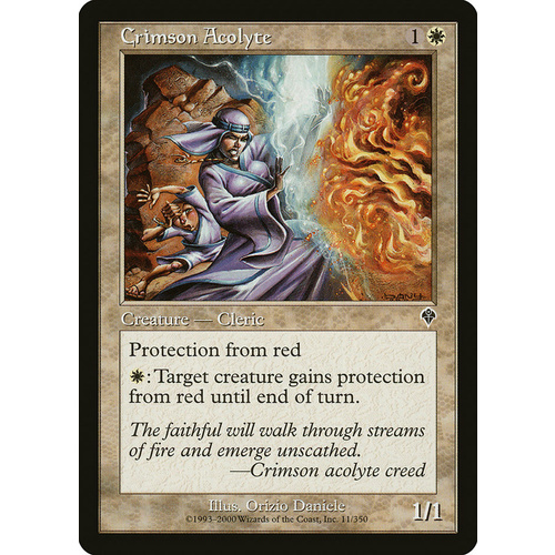 Crimson Acolyte FOIL - INV