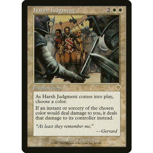 Harsh Judgment FOIL - INV