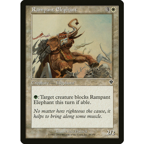 Rampant Elephant FOIL - INV