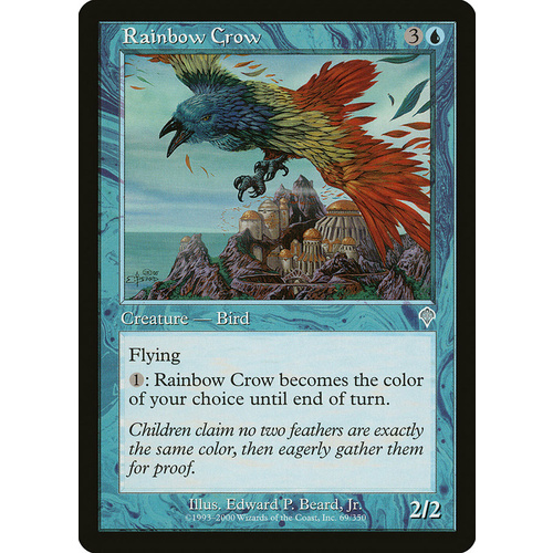 Rainbow Crow FOIL - INV