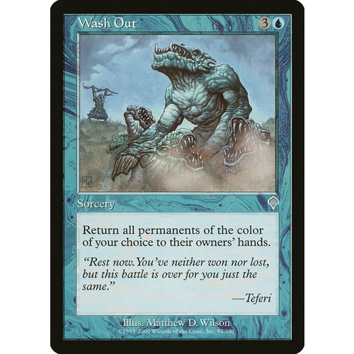 Wash Out FOIL - INV