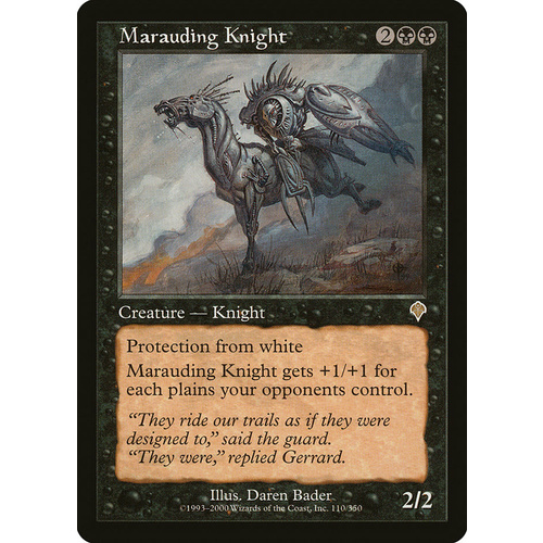 Marauding Knight FOIL - INV