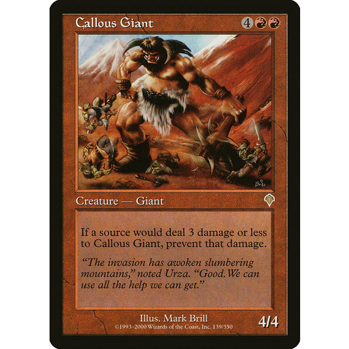 Callous Giant FOIL - INV