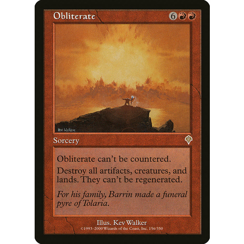 Obliterate FOIL - INV