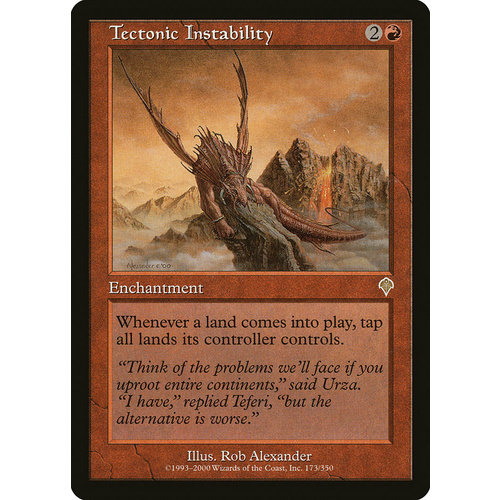 Tectonic Instability FOIL - INV
