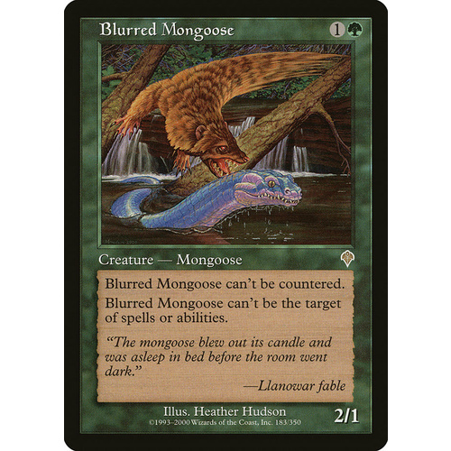 Blurred Mongoose FOIL - INV