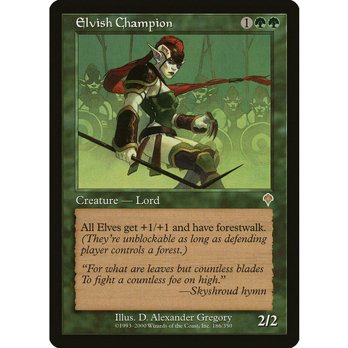 Elvish Champion FOIL - INV