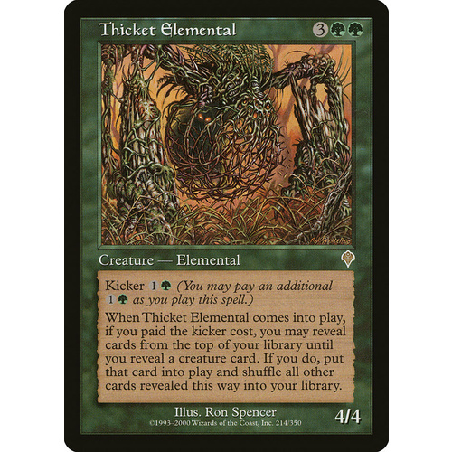 Thicket Elemental FOIL - INV