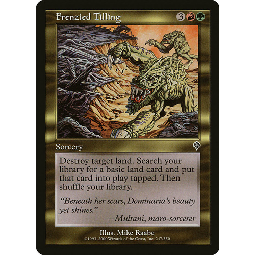 Frenzied Tilling FOIL - INV
